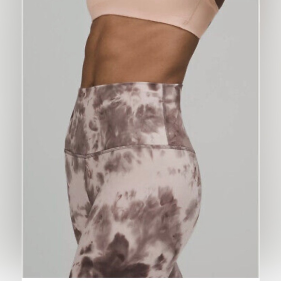 Authentic Lululemon Align HR Pant 28” Diamond Dye Mink Berry  DON8 Size 4 - Picture 2 of 4